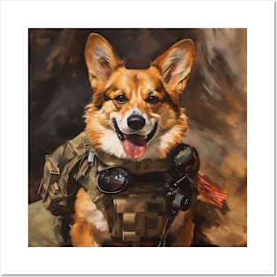 Tactical Corgi Posters and Art